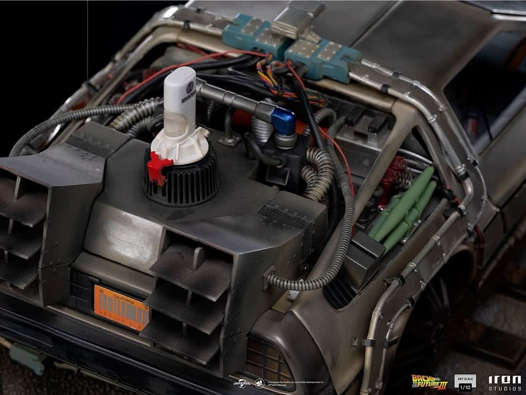Statue Delorean - Back to the Future III - Art Scale 1/10 - Iron Studios - Image 7