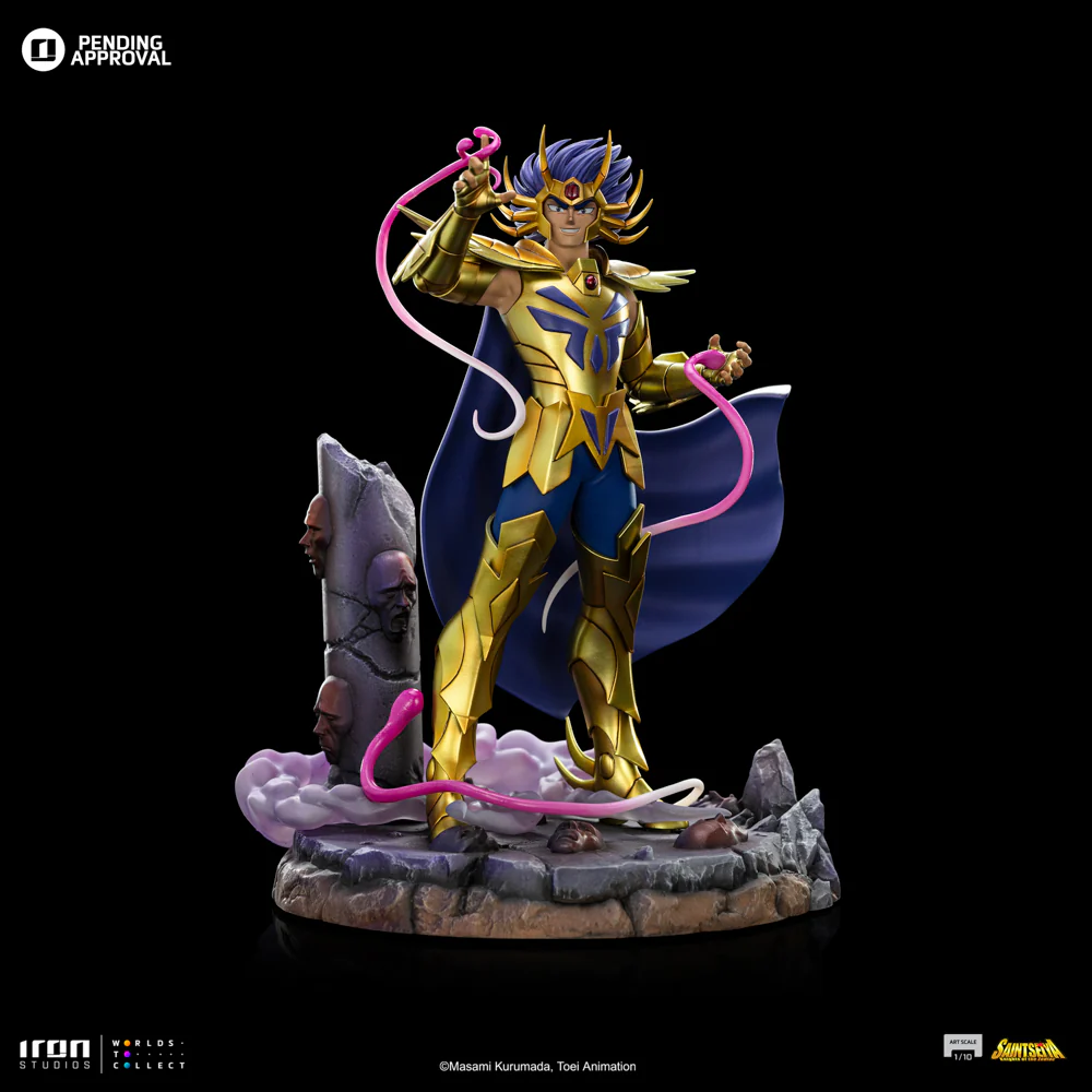 Statue Cancer Deathmask - Saint Seiya - Art Scale 1/10 - Iron Studios - Image 4