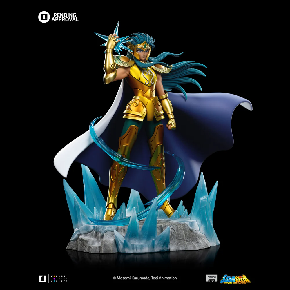 Pre-Order - Statue Aquarius Camus - Saint Seiya - Art Scale 1/10 - Iron Studios - Image 13