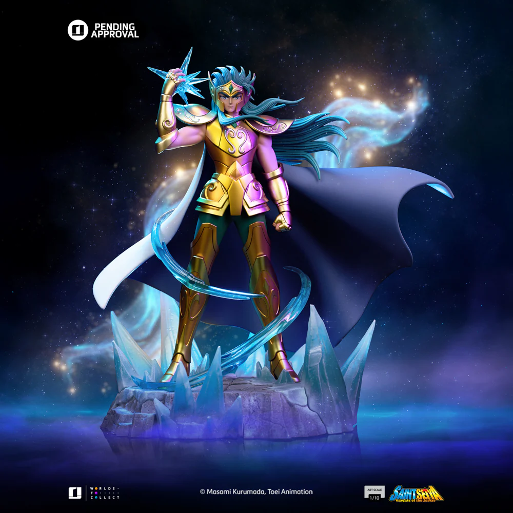 Pre-Order - Statue Aquarius Camus - Saint Seiya - Art Scale 1/10 - Iron Studios - Image 3