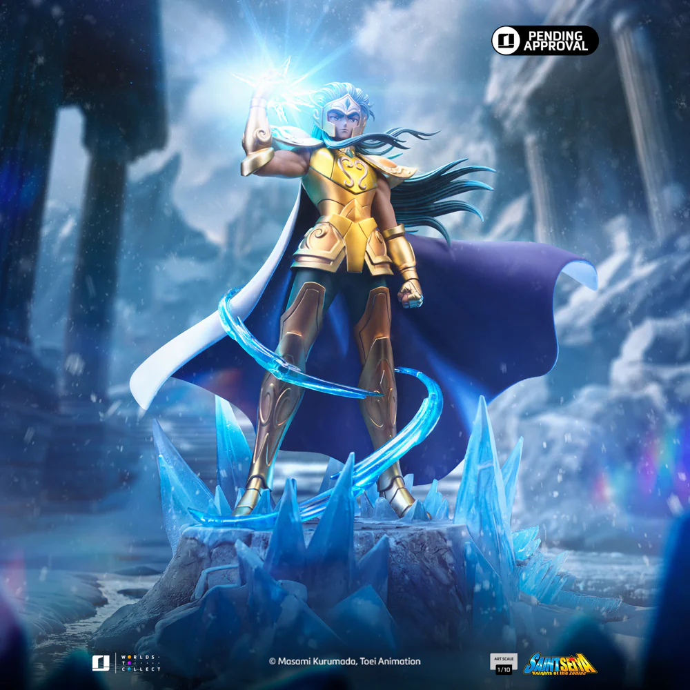 Pre-Order - Statue Aquarius Camus - Saint Seiya - Art Scale 1/10 - Iron Studios - Image 4