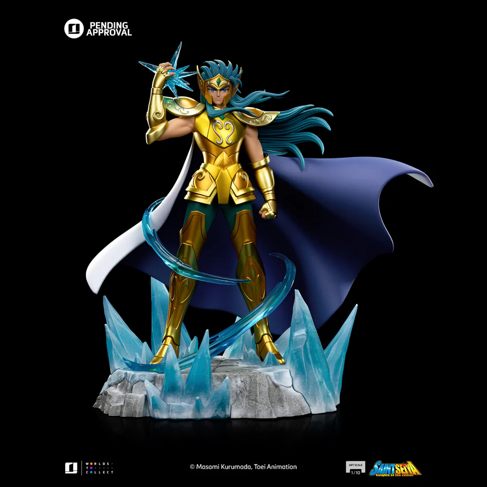 Pre-Order - Statue Aquarius Camus - Saint Seiya - Art Scale 1/10 - Iron Studios - Image 7