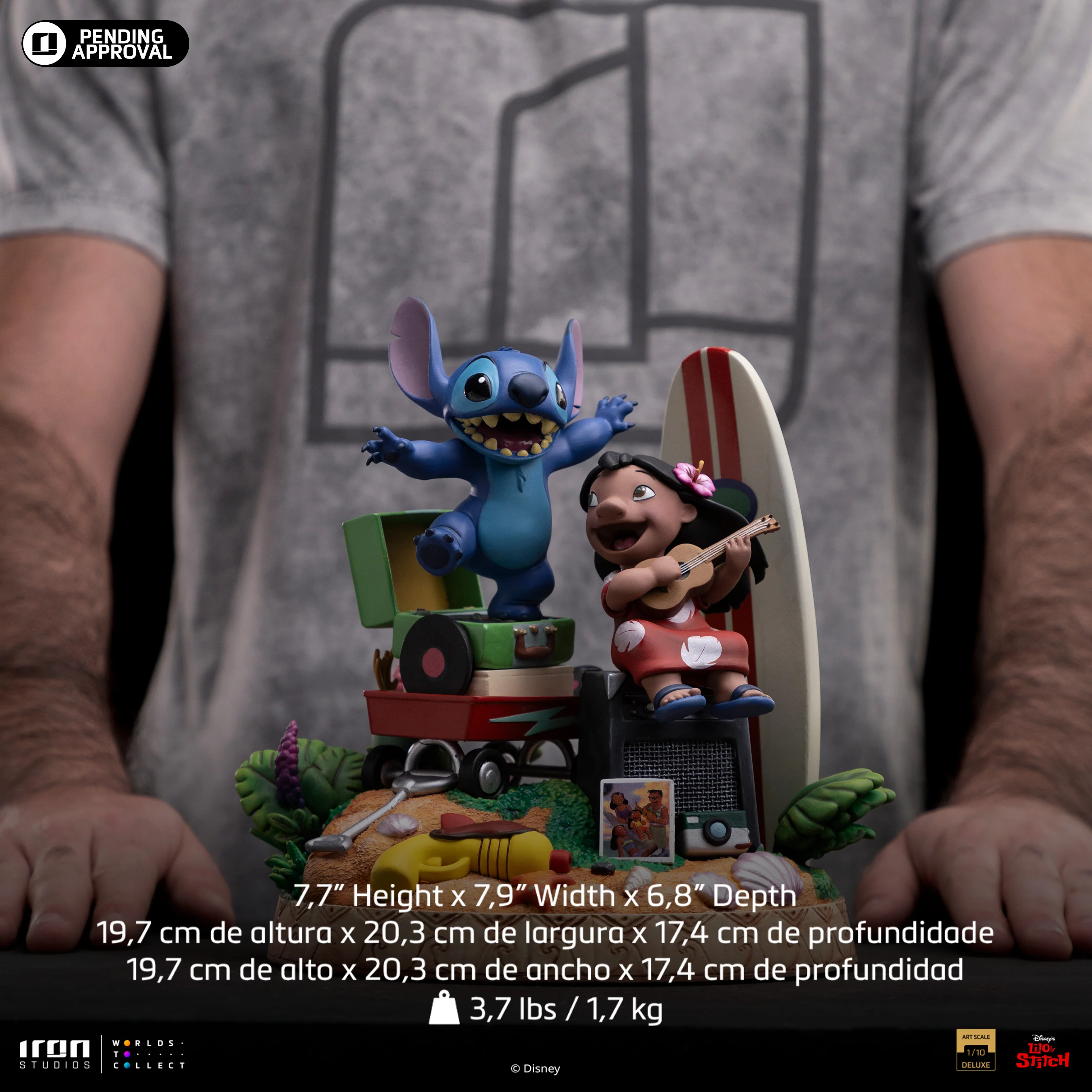 Statue Lilo and Stitch Deluxe - Disney Classics - Art Scale 1/10 - Iron Studios - Image 13