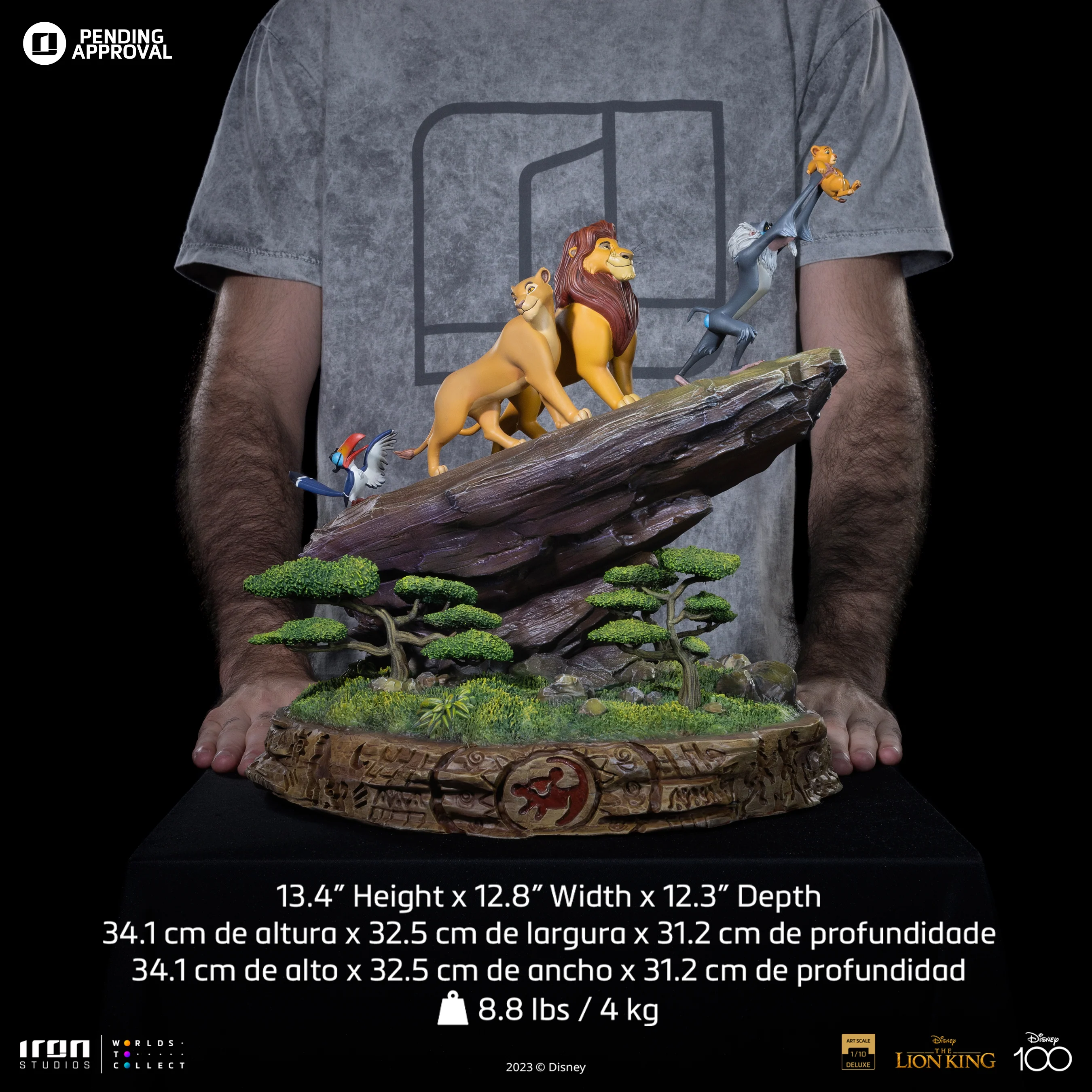 Lion King Deluxe - Disney 100th - The Lion King - Art Scale 1/10 - Iron Studios - Image 10