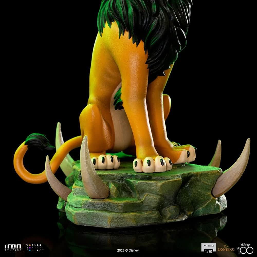Statue Scar - Disney 100th - The Lion King - Art Scale 1/10 - Iron Studios - Image 10
