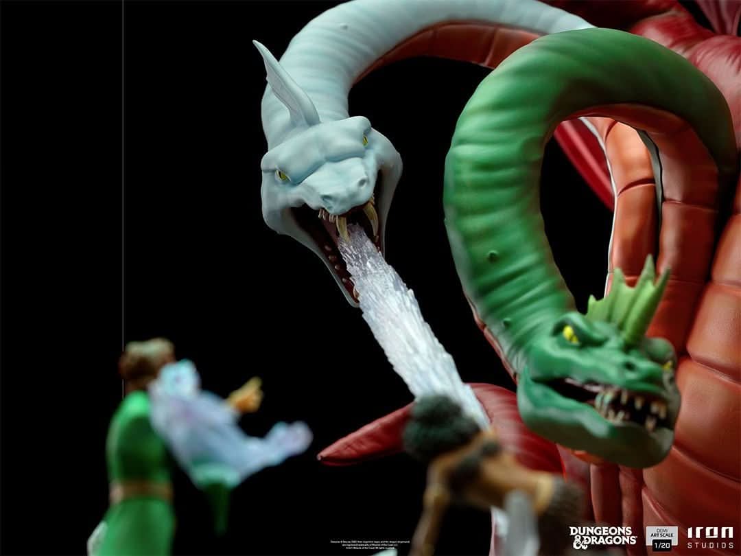 Statue Tiamat Battle Diorama - Dungeons and Dragons - Demi Art 1/20 - Iron Studios - Image 10