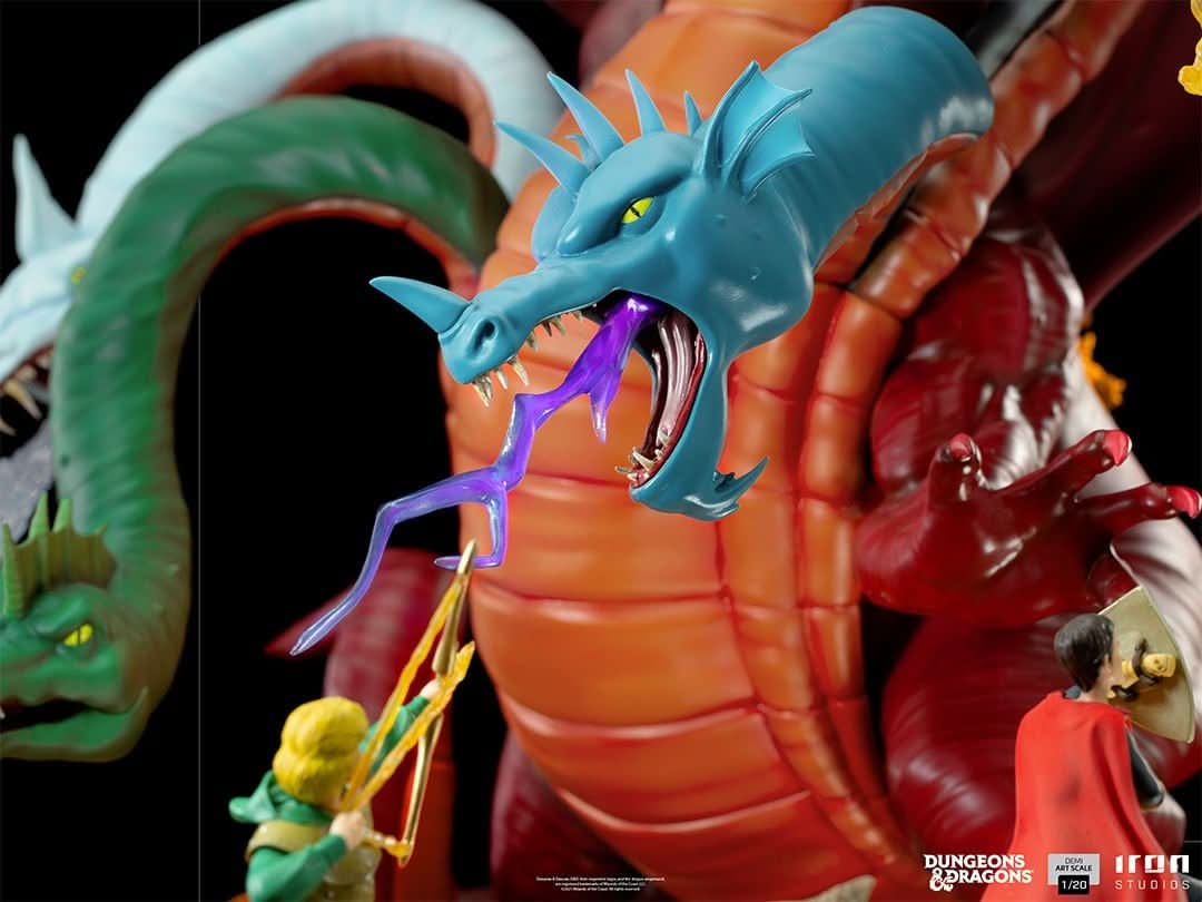 Statue Tiamat Battle Diorama - Dungeons and Dragons - Demi Art 1/20 - Iron Studios - Image 12