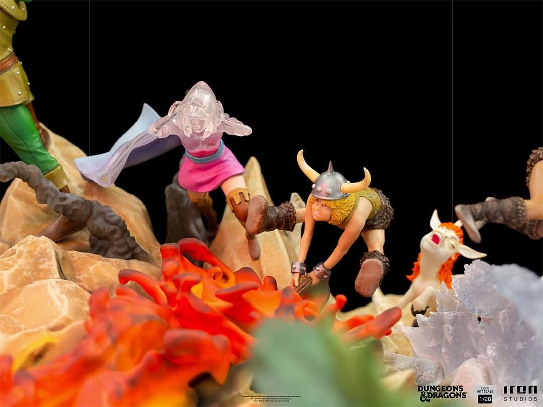 Statue Tiamat Battle Diorama - Dungeons and Dragons - Demi Art 1/20 - Iron Studios - Image 8