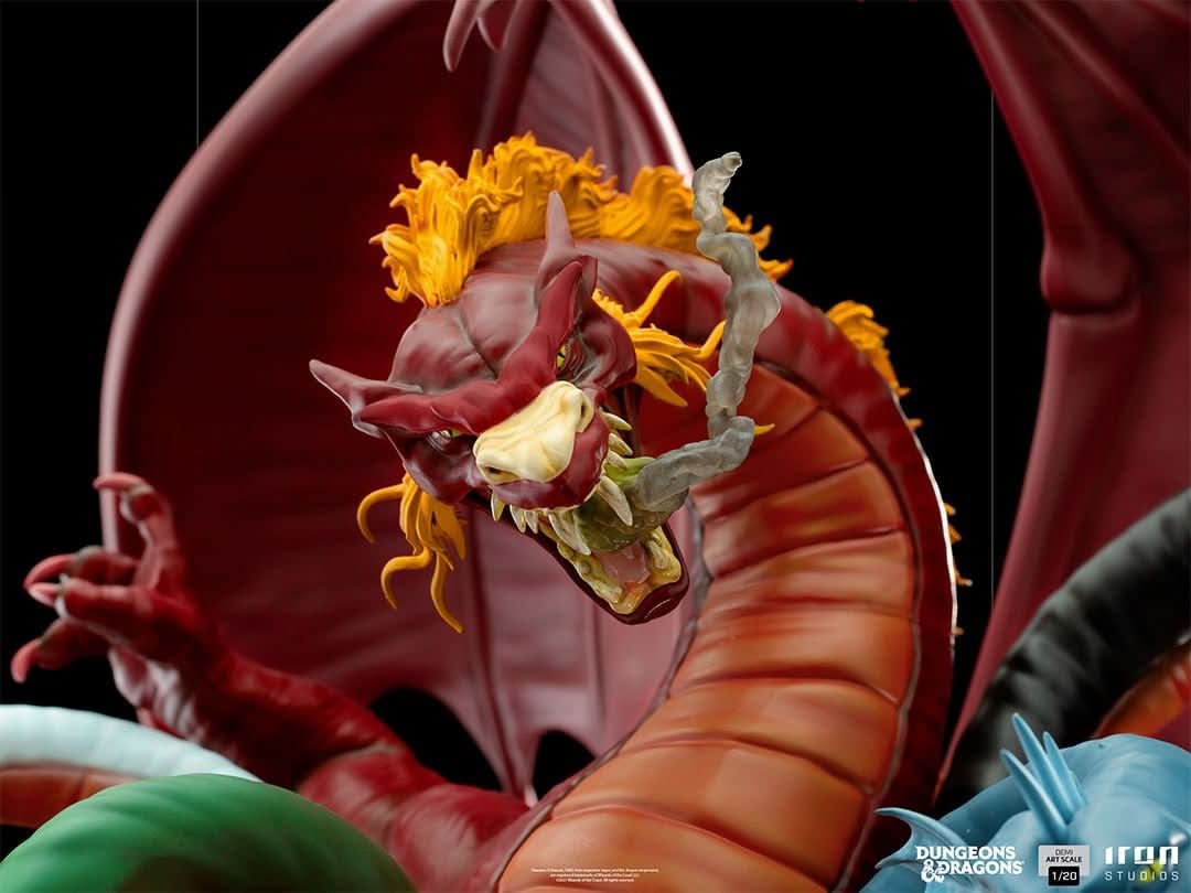 Statue Tiamat Battle Diorama - Dungeons and Dragons - Demi Art 1/20 - Iron Studios - Image 9