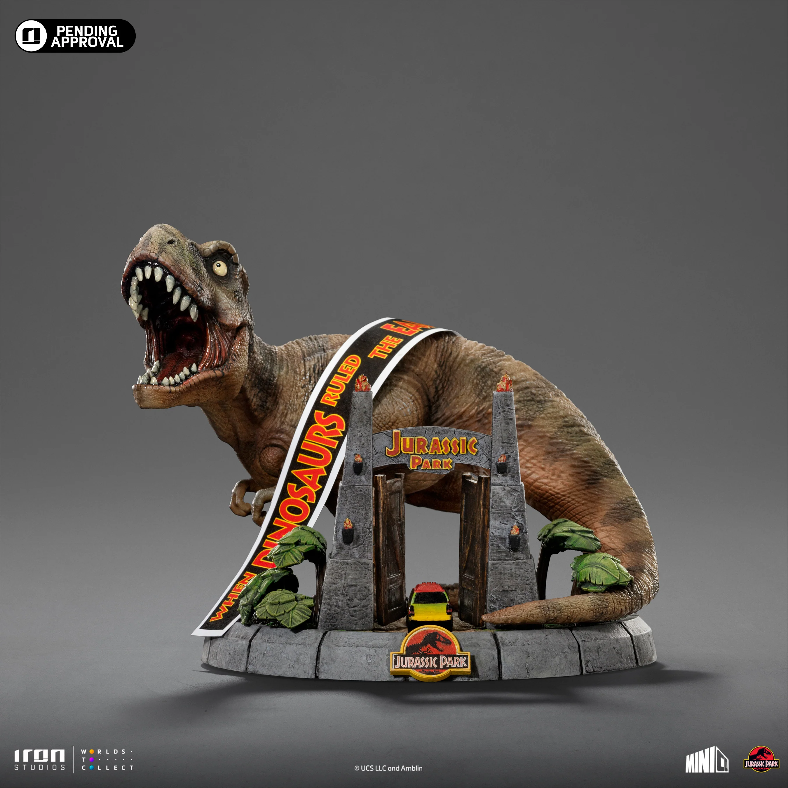 Statue T-Rex Deluxe - Jurassic Park - Minico - Iron Studios - Image 3
