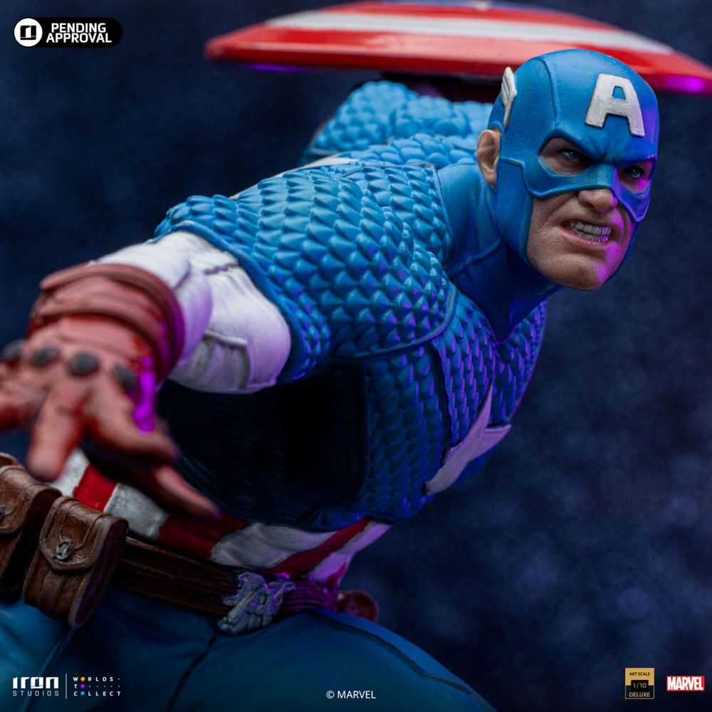 Captain America Deluxe - Infinity Gauntlet Diorama - BDS Art Scale 1/10 - Iron Studios - Image 10
