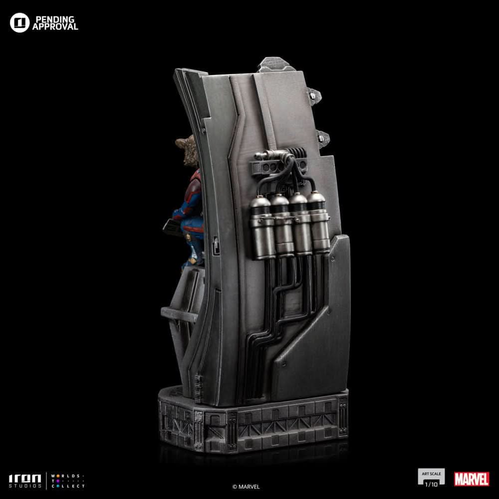 Statue Rocket Raccoon - Guardians of the Galaxy 3 - Art Scale 1/10 - Iron Studios - Image 14