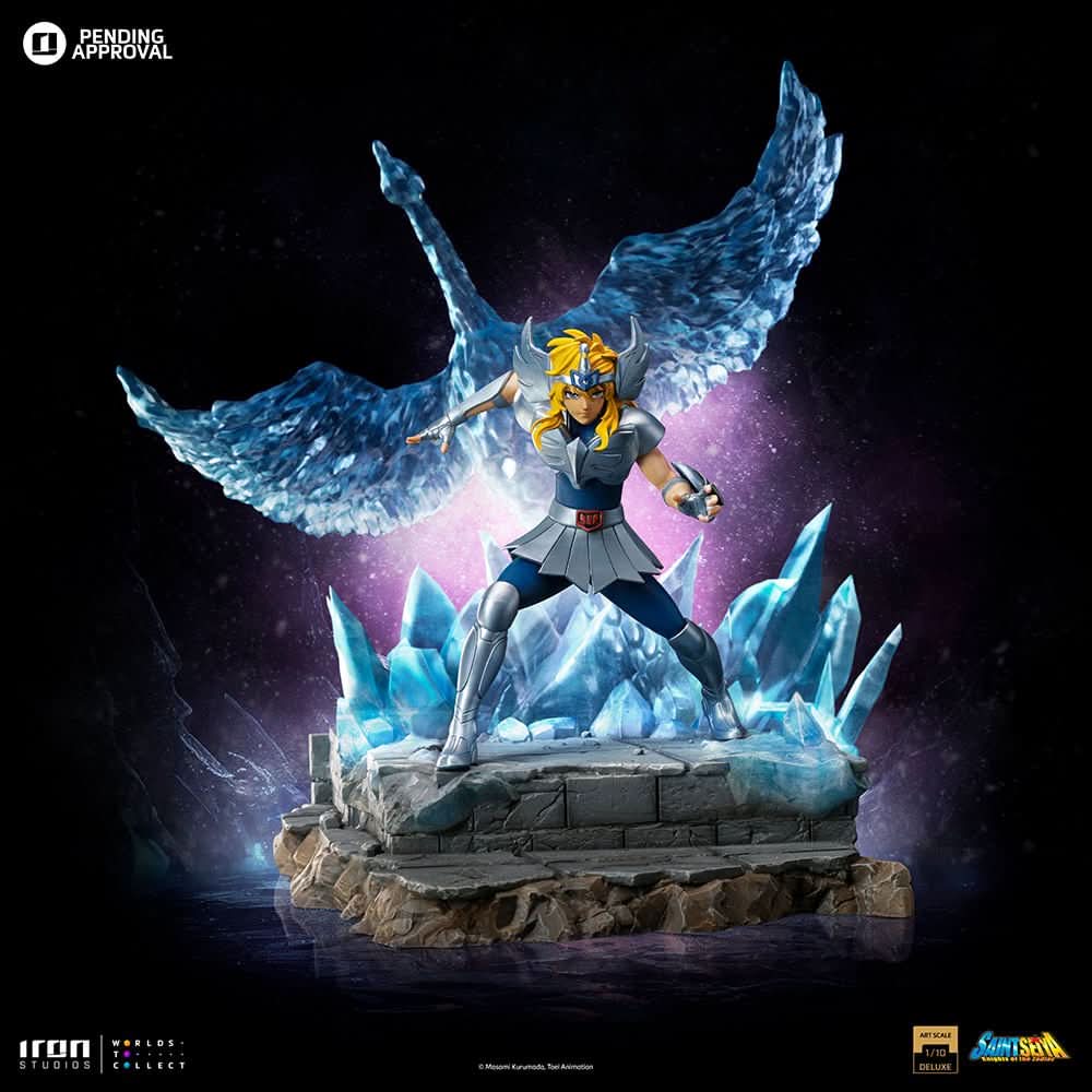 Statue Cygnus Hyoga Deluxe - Saint Seiya - Art Scale 1/10 - Iron Studios - Image 11