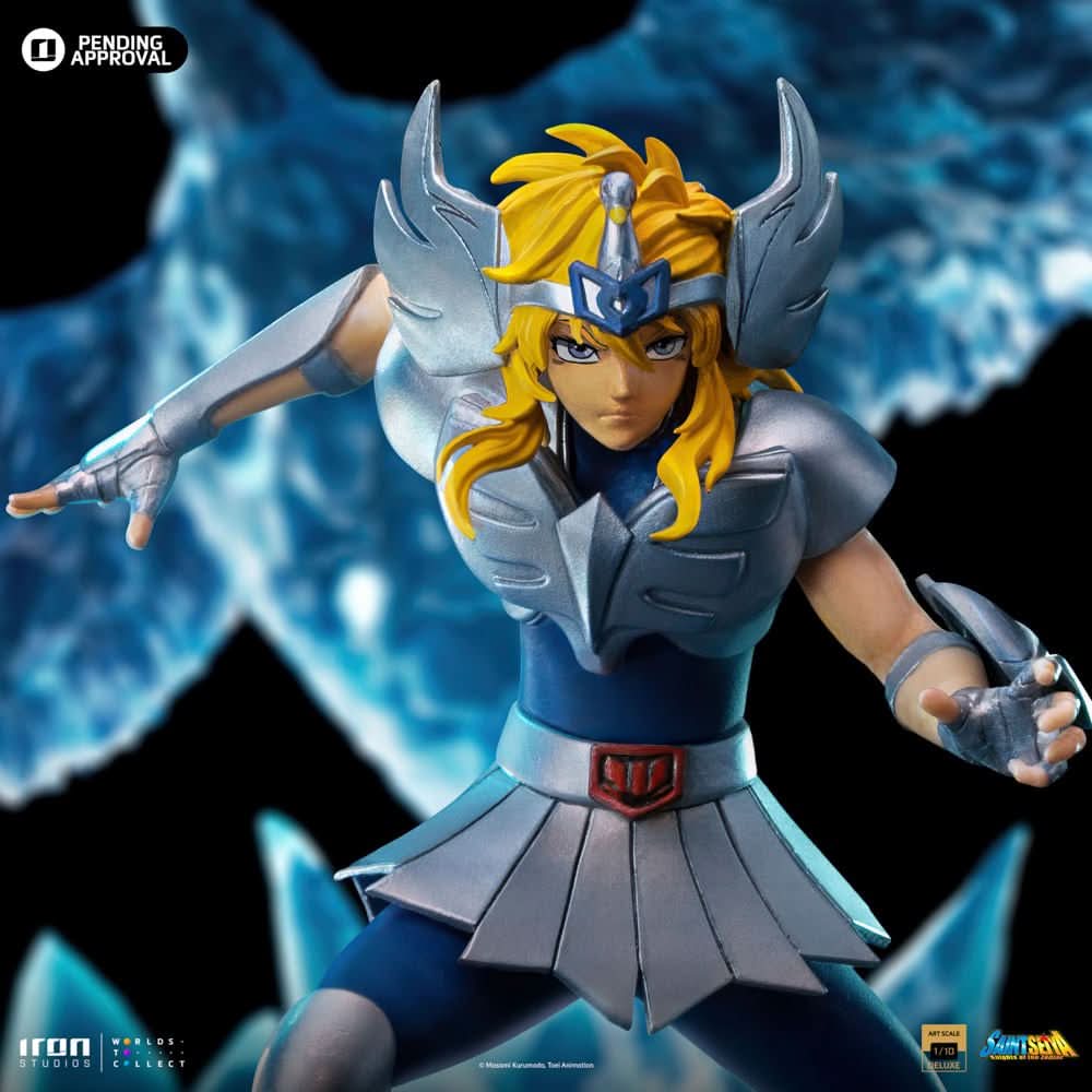 Statue Cygnus Hyoga Deluxe - Saint Seiya - Art Scale 1/10 - Iron Studios - Image 4