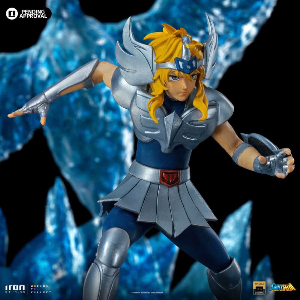 Statue Cygnus Hyoga Deluxe - Saint Seiya - Art Scale 1/10 - Iron Studios - Image 5