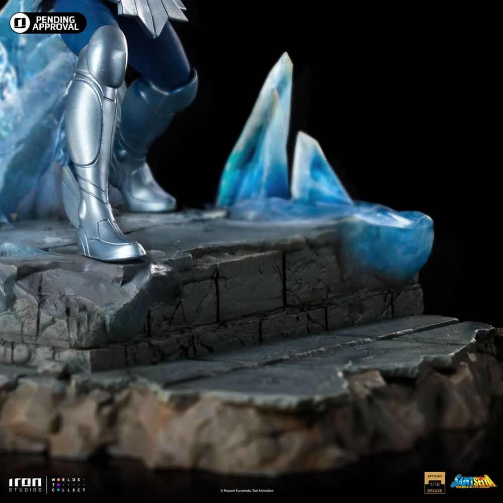 Statue Cygnus Hyoga Deluxe - Saint Seiya - Art Scale 1/10 - Iron Studios - Image 6