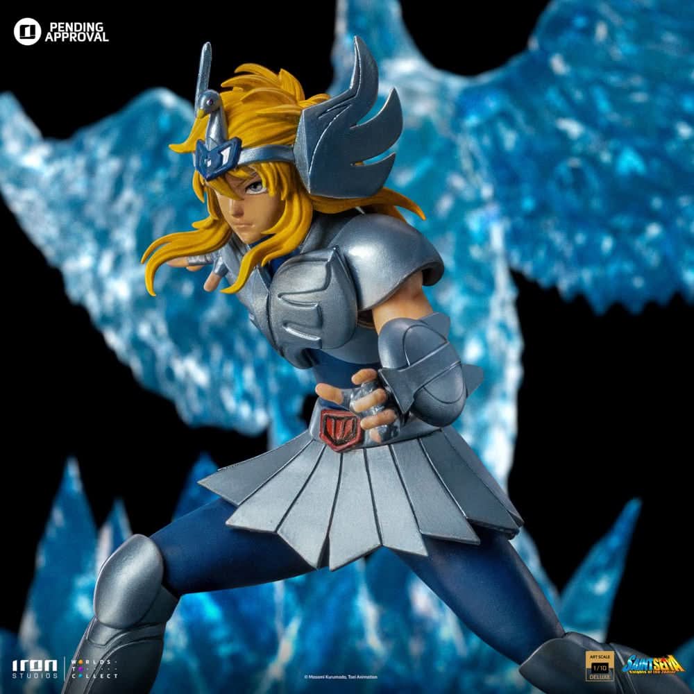 Statue Cygnus Hyoga Deluxe - Saint Seiya - Art Scale 1/10 - Iron Studios - Image 8