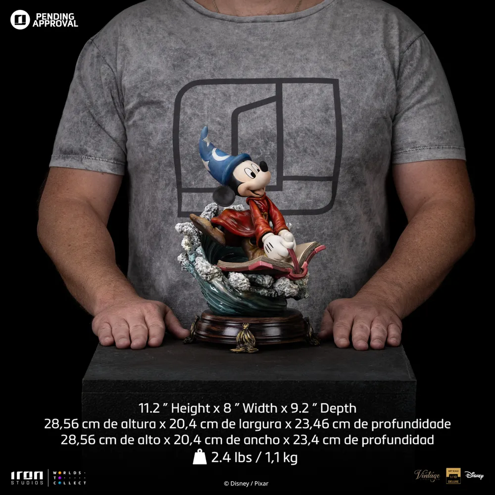 Statue Sorcerer Mickey - Disney Classics - Vintage Collection - Iron Studios - Image 12