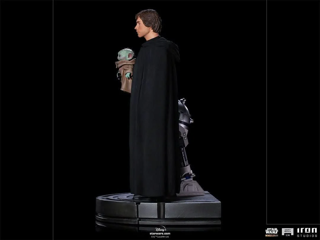 Luke Skywalker, R2-D2 and Grogu - Star Wars: The Mandalorian - Legacy Replica 1/4 - Iron Studios - Image 11